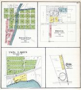Rochester, Bristol, Twin Lakes, Ives, Racine and Kenosha Counties 1908